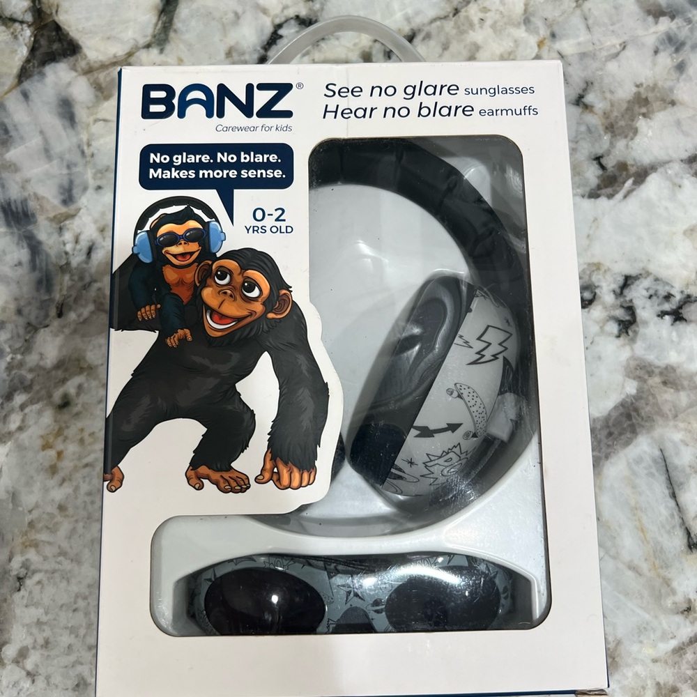 BANZ Kids Sunglasses and Earmuffs Set